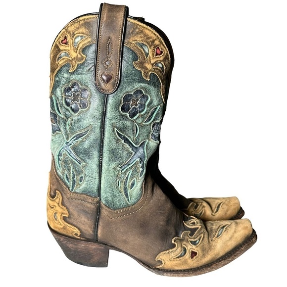 Dan Post Vintage Bluebird Boot Size 8 M - Picture 2 of 16